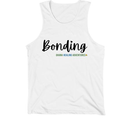 Ohana Healing Adventures - Bonding, a White Premium Cotton Tank
