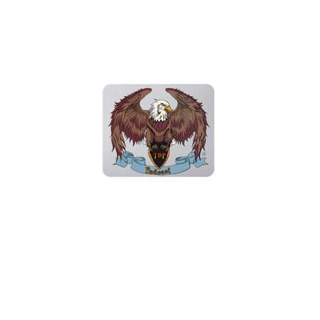 The Boiling Point Podcast Mouse Pad, a White Full Color Mouse Pad