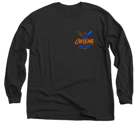 Jump Orange Boat, a Black Classic Long Sleeve Tee