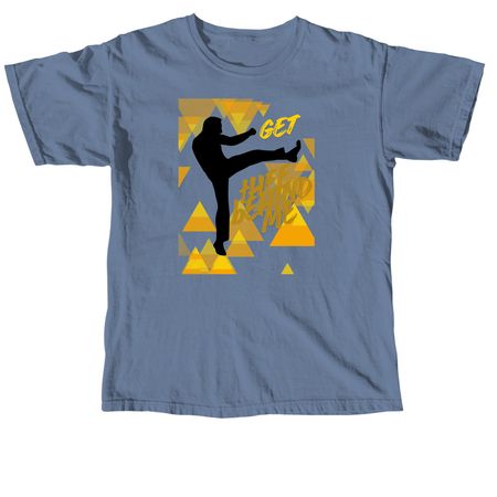 Get Thee Behind Me, a Blue Jean Comfort Colors Unisex Tee