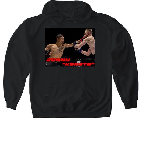 Jonny "Karate" Fan Club, a Black Gildan Softstyle Pullover Hoodie