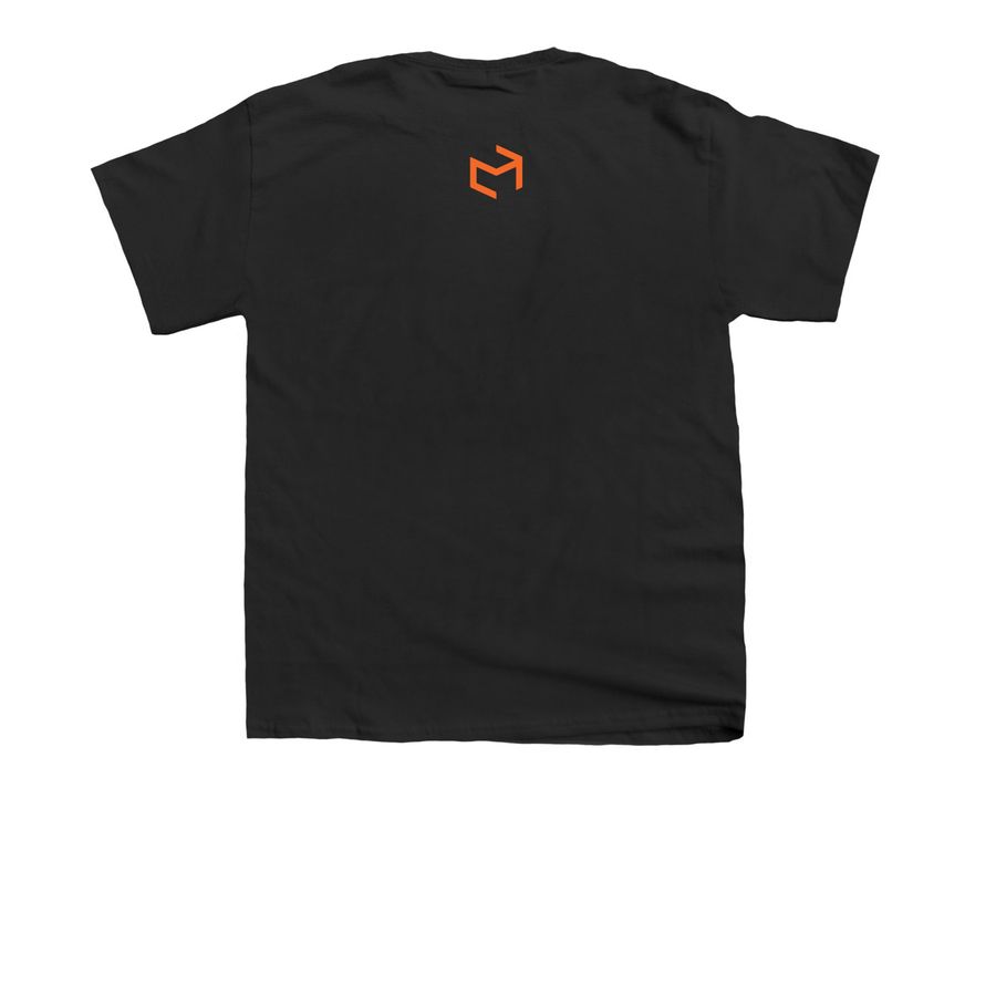 you matter youth tee, a Black Youth Unisex Tee (back-view)