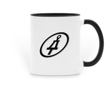 TBP CCNY Two-Tone Mug - Black, a Black Two-Tone Ceramic Mug