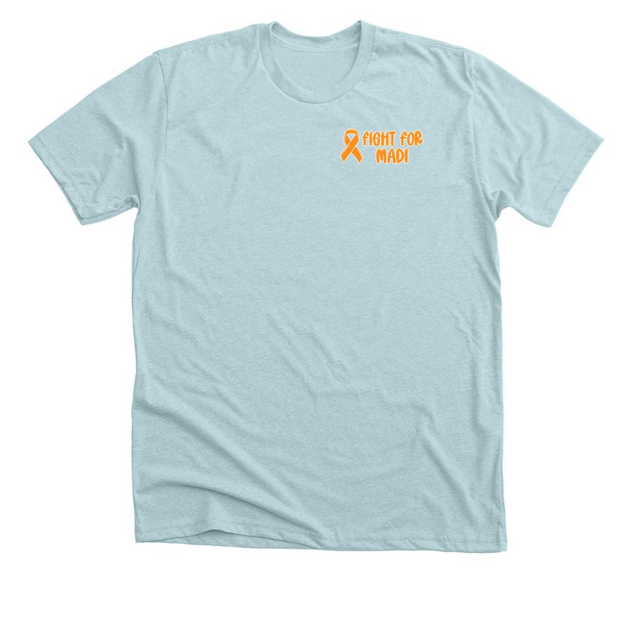 Madi Strong, a Heather Ice Blue Premium Unisex Tee