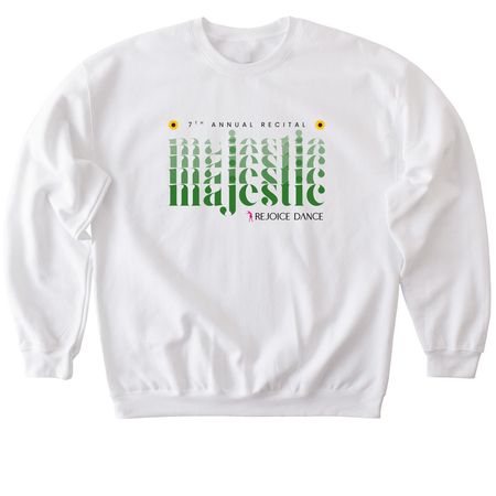 2026 Recital - Majestic, a White Softstyle Crewneck Sweatshirt
