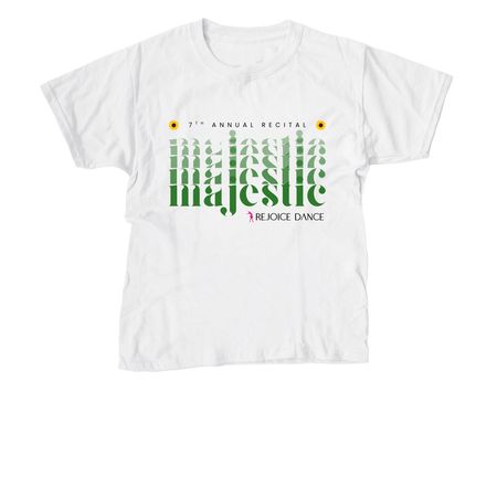 2026 Recital - Majestic, a White Youth Unisex Tee