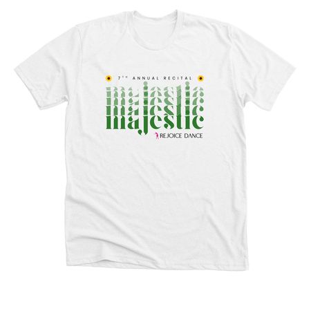 2026 Recital - Majestic, a Solid White Blend Premium Unisex Tee