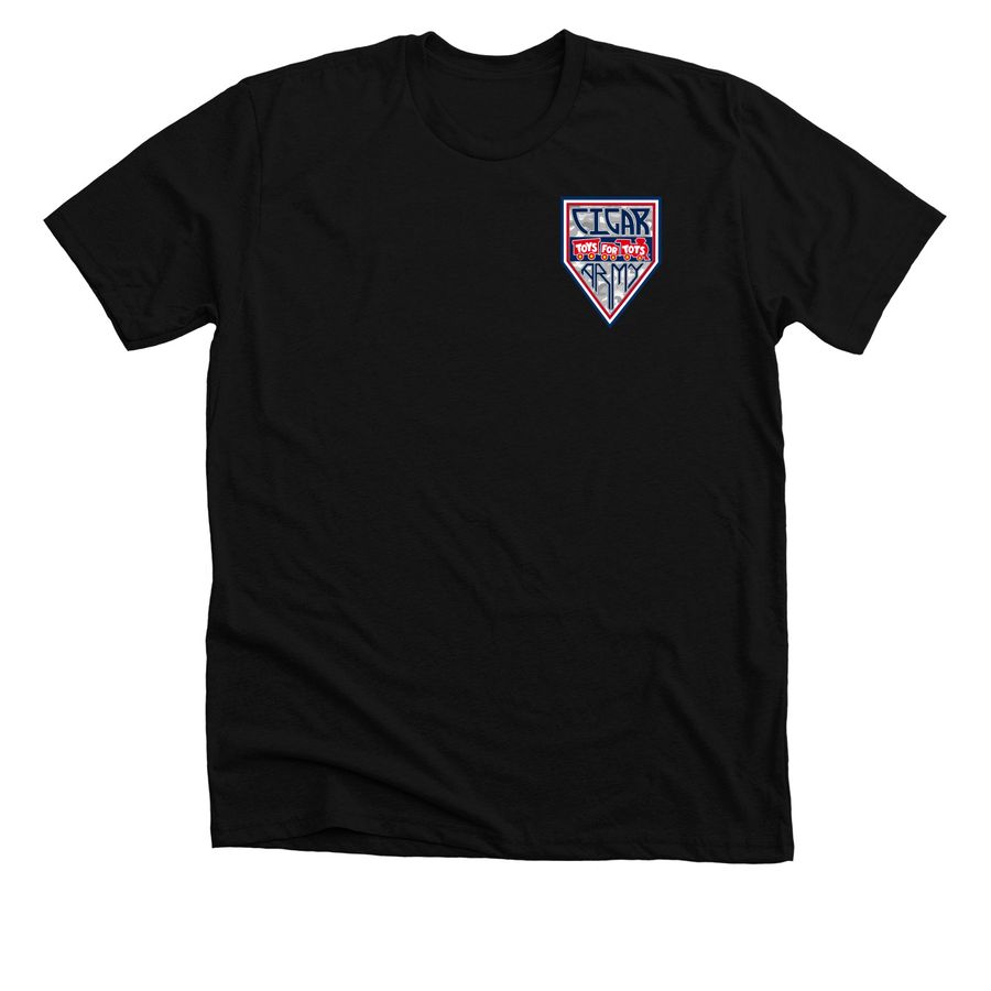 Cigar Army X2 Design&nbsp;, a Solid Black Blend Premium Unisex Tee