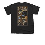 Team Opie, a Black Youth Unisex Tee (back-view)