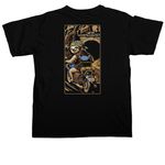Team Opie, a Black Comfort Colors Unisex Tee (back-view)