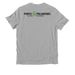 My Milkweed Brings All the Bugs to the Yard!, a Granite Grey Heather Allmade Organic Cotton Unisex Tee (back-view)