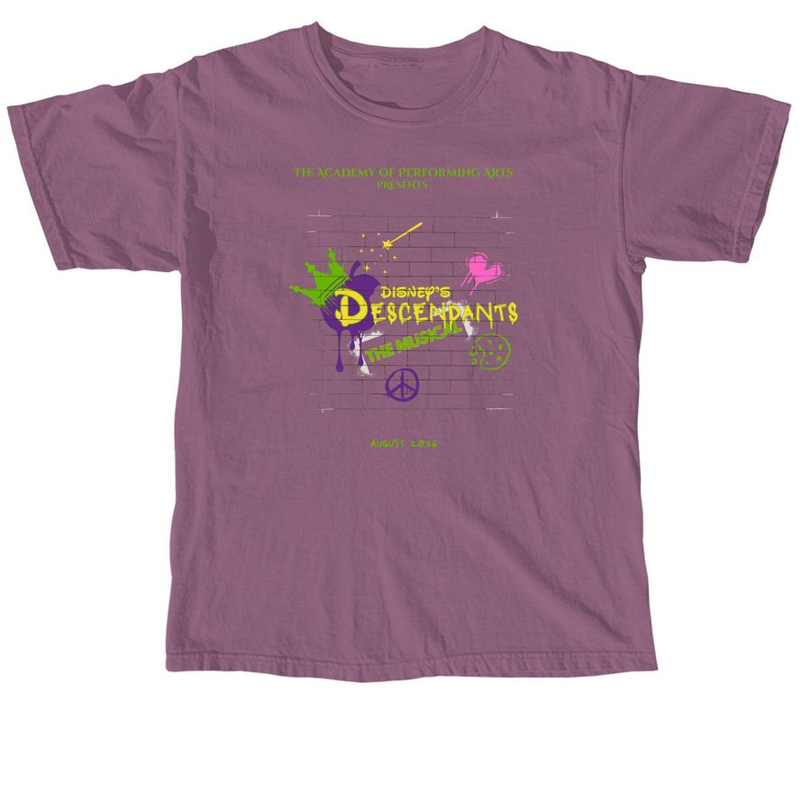 Descendants, a Berry Comfort Colors Unisex Tee