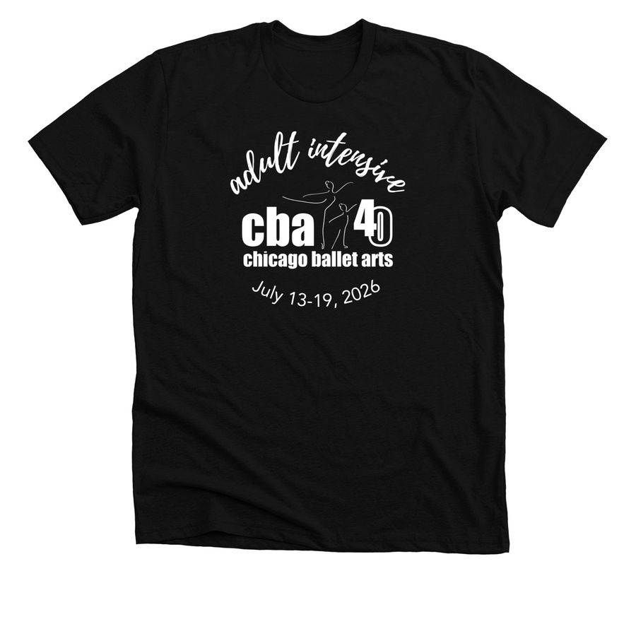 Adult Intensive 2026, a Solid Black Blend Premium Unisex Tee