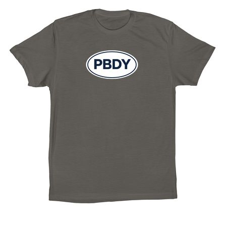 PBDY T-Shirts, a Asphalt Premium Cotton Tee