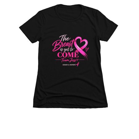 Join My Team, a Black Women's Slim Fit Tee
