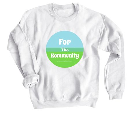 For the Kommunity: Retro Collection&nbsp;, a White Crewneck Sweatshirt