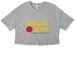 Carolina Crops shirts, a Athletic Heather Women?s Cropped Cotton Tee