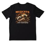 Athletic Mudcats, a Black Nike Dri-FIT Jersey Blend Performance Tee (back-view)