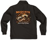 Athletic Mudcats, a Black Nike Club Fleece Half Zip Pullover (back-view)