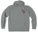 CA Pit Bull - Sunset 2, a Aluminum Grey Heather Allmade Organic CVC Pullover Hoodie