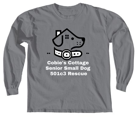 Cobie's Cottage Long Sleeve Shirt, a Granite Comfort Colors Long Sleeve Tee