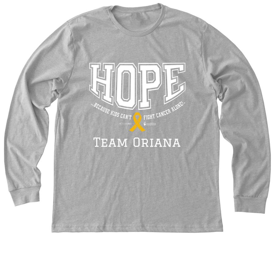Team Oriana, a Athletic Heather Premium Long Sleeve Tee