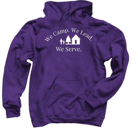 Send Girls to Camp 2026, a Purple Pullover Hoodie