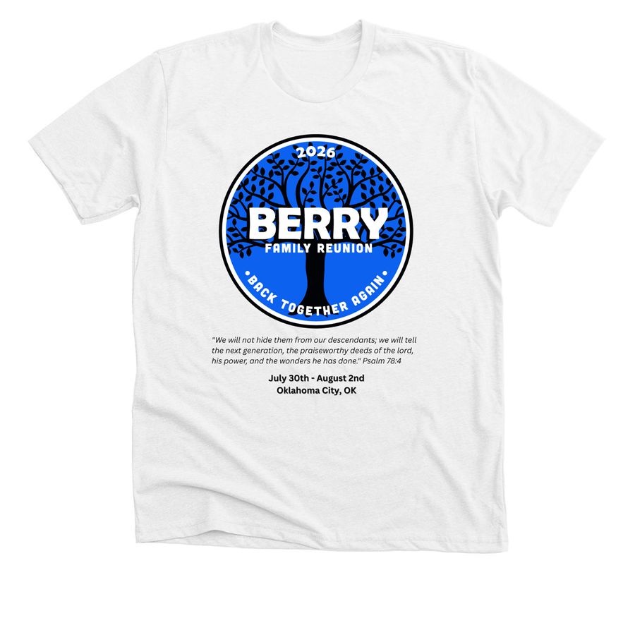 Berry&nbsp;&nbsp;, a Solid White Blend Premium Unisex Tee