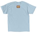 Sheep & Sins Merch, a Light Blue Classic Unisex Tee (back-view)
