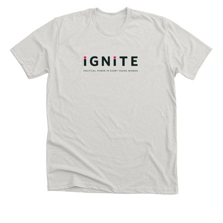 IGNITE Shirt, a Heather Cement Premium Unisex Tee