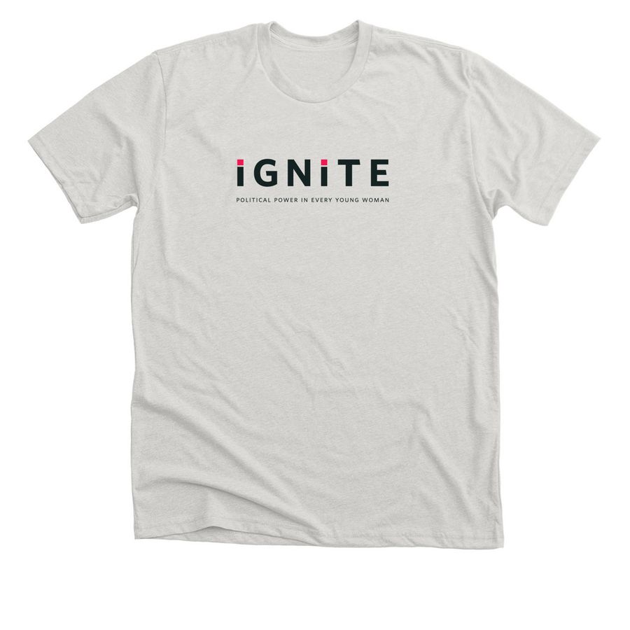IGNITE Shirt, a Heather Cement Premium Unisex Tee