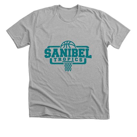 Sanibel Tropics&nbsp;, a Athletic Heather Premium Unisex Tee