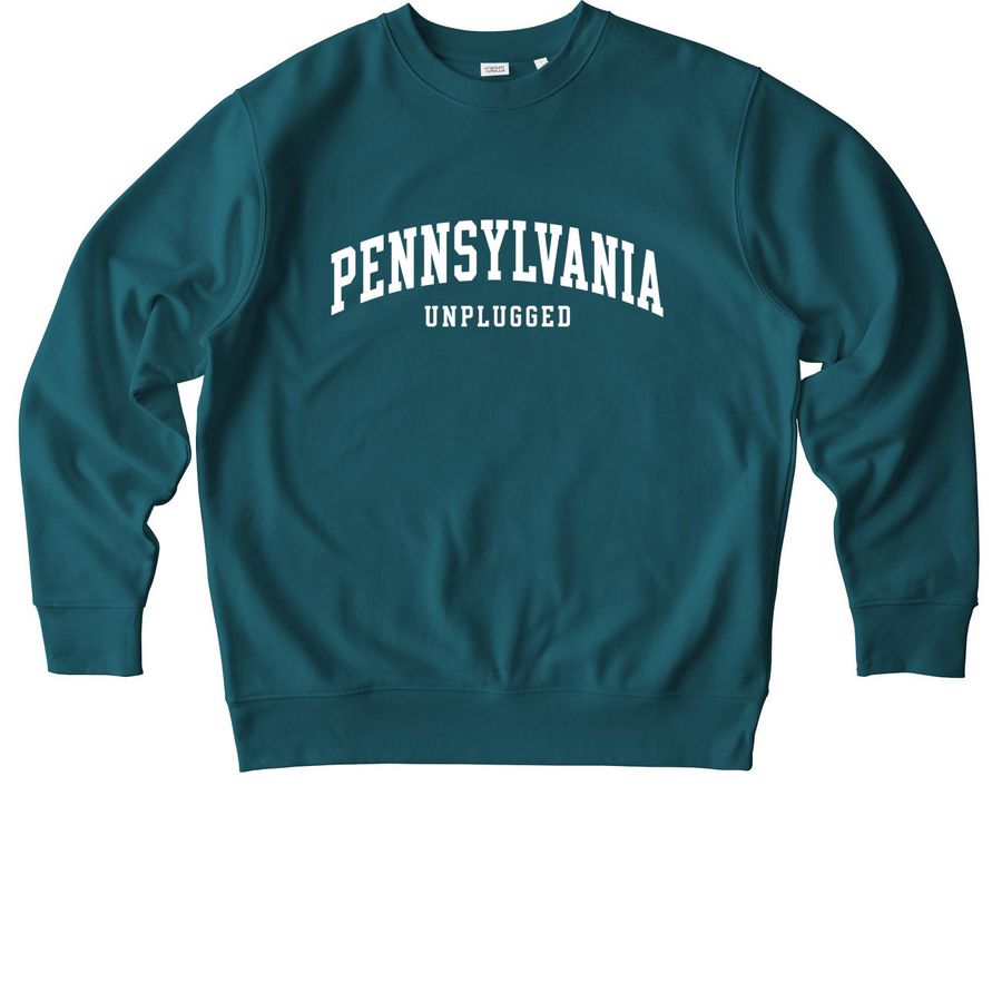 PA Unplugged Crewneck Sweatshirt, a Stargazer Stanley/Stella Unisex Changer 2.0 Crewneck Sweatshirt