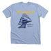 Jane's Brain Train, a Heather Baby Blue Premium Unisex Tee