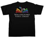 Libraries Are For Everyone, a Black Comfort Colors Unisex Tee (back-view)