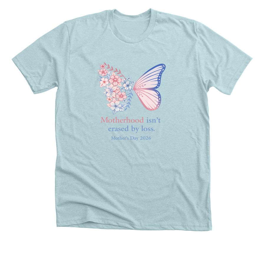 Mothers Day Remembrance (Batch 29), a Heather Ice Blue Premium Unisex Tee