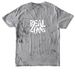 Real Love, a Smoke Comfort Colors Colorblast Tee (back-view)