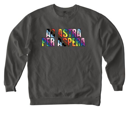 TO THE STARS - FHHRP SCHOLARSHIP SHIRTS, a Pepper Comfort Colors Crewneck Sweatshirt