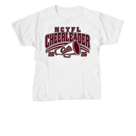 FRESHMEN CHEER ROSTER, a White Youth Unisex Tee