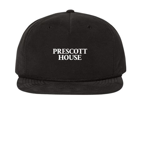 Snapback Cap, a Black Printed Umpqua Snapback Cap