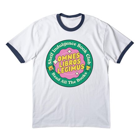 SIBC Shirts, a White/ Navy Cotton Ringer Tee