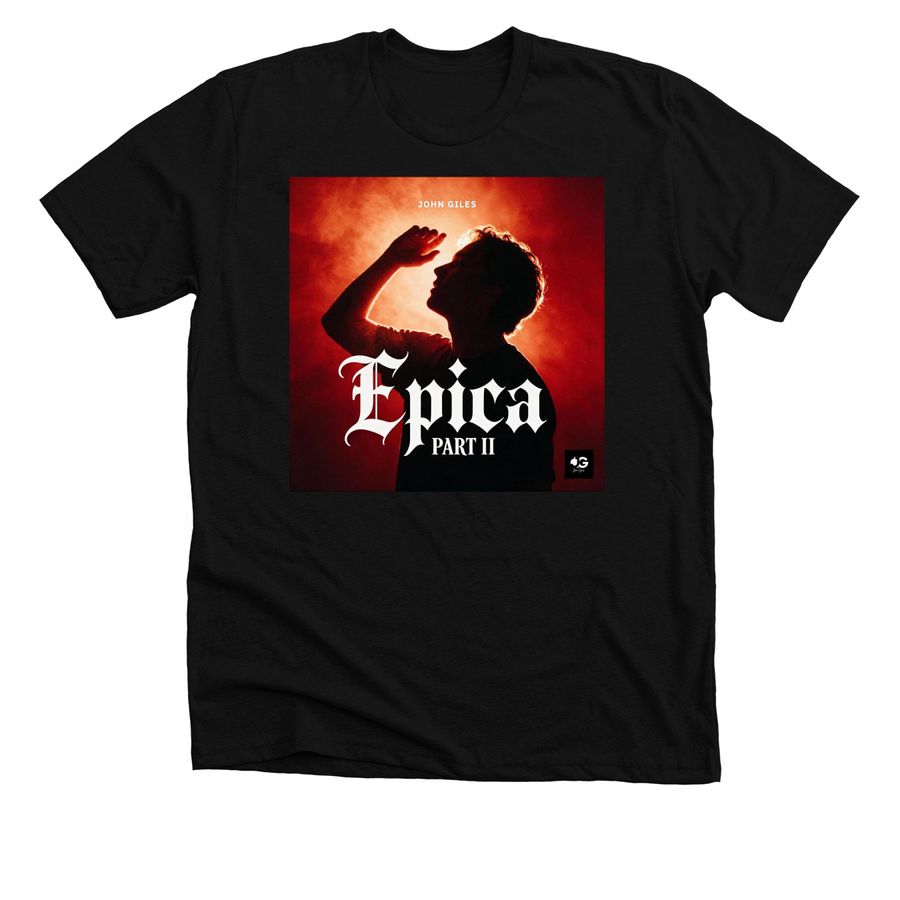 Epica II, a Solid Black Blend Premium Unisex Tee