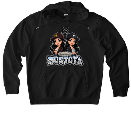Montoya Twinz 2026, a Black Stanley/Stella Unisex Cruiser 2.0 Pullover Hoodie