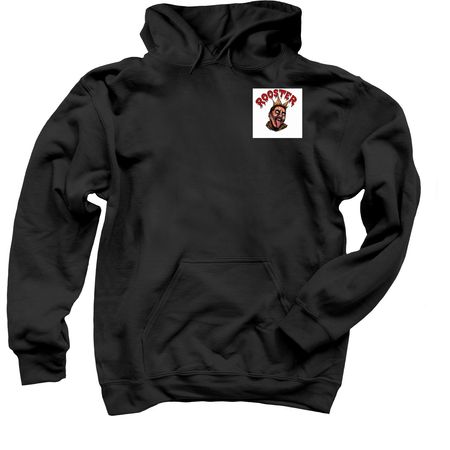 ROOSTER MERCH, a Black Pullover Hoodie