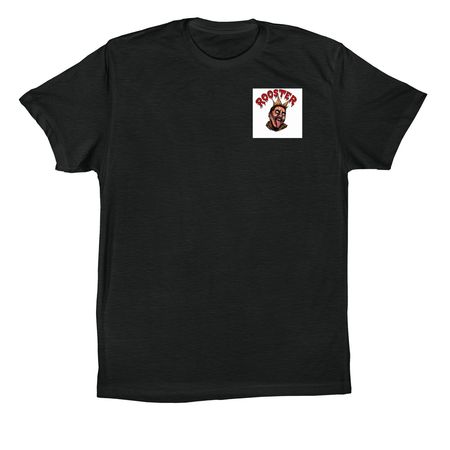 ROOSTER MERCH, a Vintage Black Premium Cotton Tee