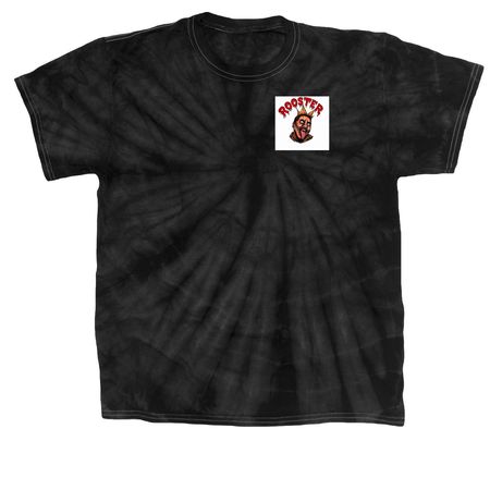 ROOSTER MERCH, a Black Classic Tie Dye Tee