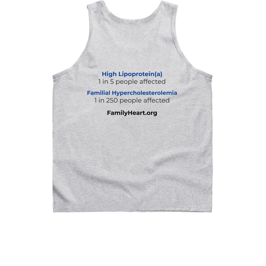 2026 Race to Save More Hearts -Tanks, a Sport Grey Classic Unisex Tank Top (back-view)