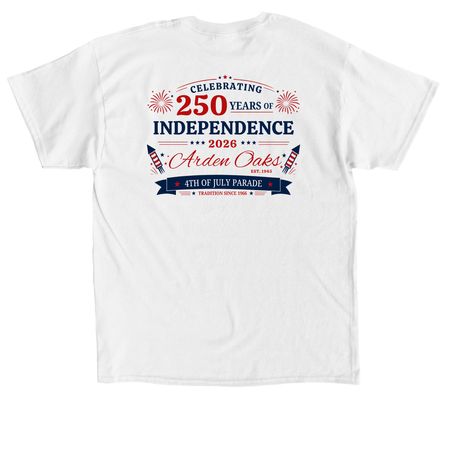 4th of July, a White Classic Unisex Tee