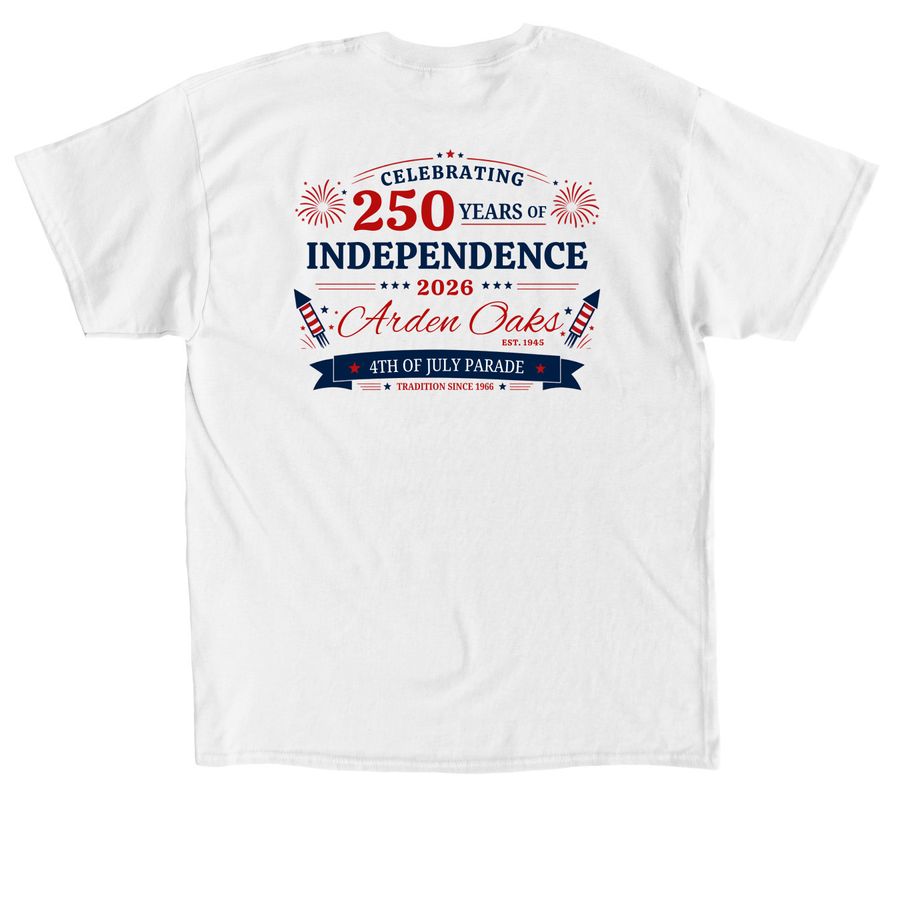 4th of July, a White Classic Unisex Tee