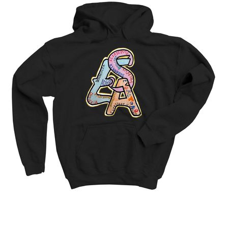 The Amelia, a Black Youth Pullover Hoodie